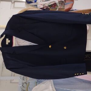 Women's Navy Wool Blazer Size 20